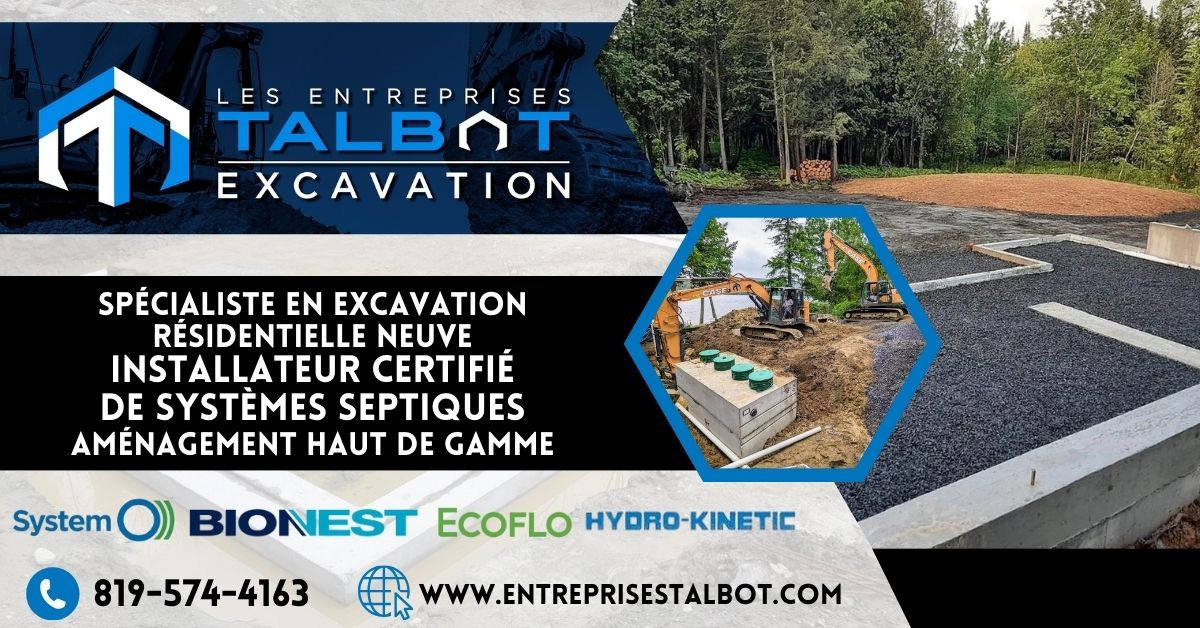 Spécialiste en installation septique à Coaticook